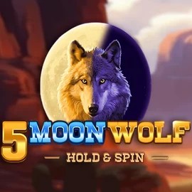 5 Moon Wolf slot logo by Apparat Gaming at SlotsGem Casino5 Moon Wolf