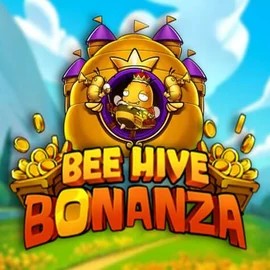 Logo of Bee Hive Bonanza from NetEnt at SlotsGem Casino