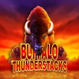 Buffalo Thunderstacks logo by Amatic Industries at SlotsGem Casino