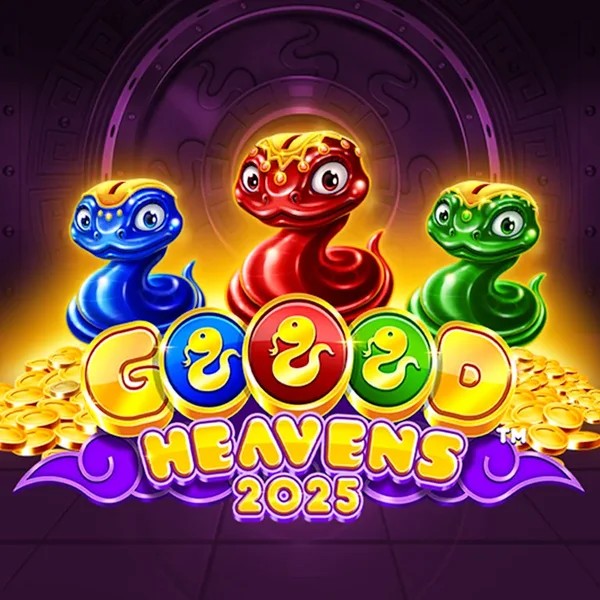 Logo of Goood Heavens from Rarestone Gaming at SlotsGem Casino