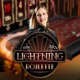 Lightning Roulette logo by Evolution SlotsGem Casino