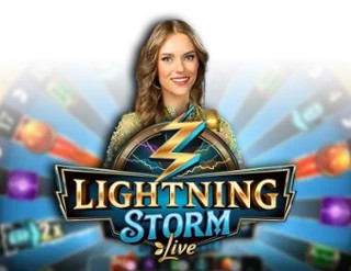 Lightning Storm game by Evolution – logo hosted on SlotsGem Casino
